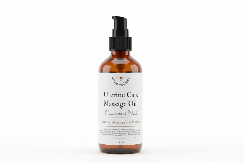 Uterine Care Massage Oil – Concentrated Blend