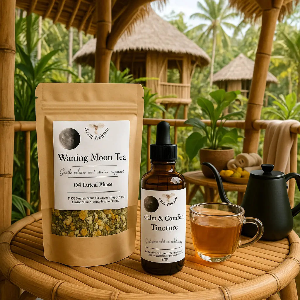 The Lunar Womb Reset | Herbal Ritual for Hormone & Uterine Health Herbal Scent Candles & Co.