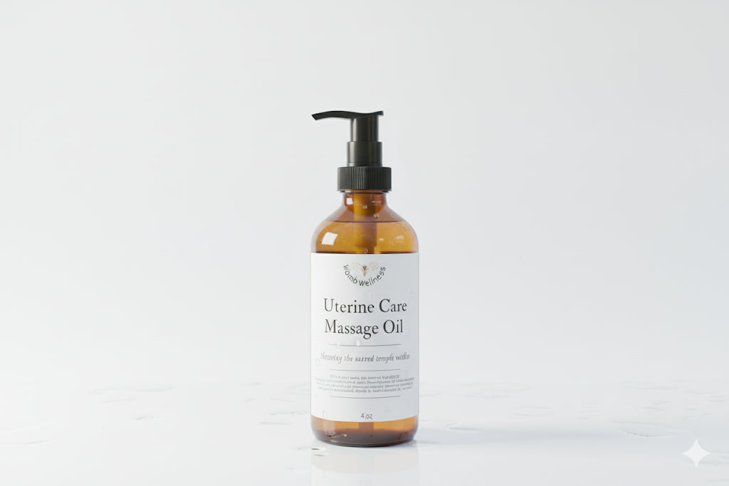 Uterine Care Massage Oil | Natural Menstrual & Fibroid Relief