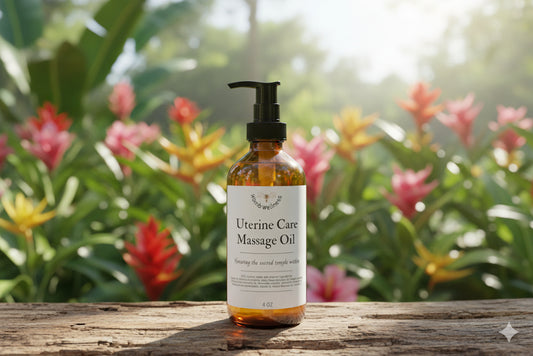Uterine Care Massage Oil | Natural Menstrual & Fibroid Relief