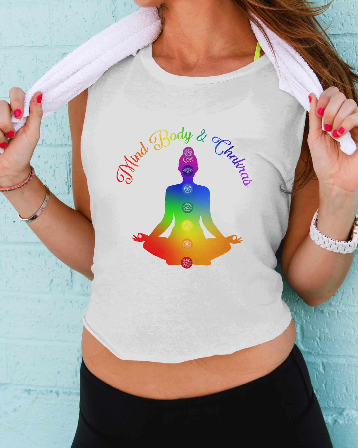 Mind Body & Chakras Women's Racerback Tank