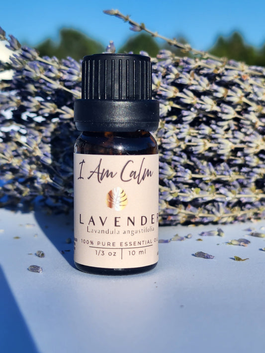 I AM CALM - Herbal Scent 100% Organic Lavender Essential Oil