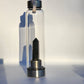 Positively Charged Crystal Infused Water Bottle With Natural Point Healing Wand 7chakrasrus