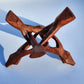 Handmade Wooden Cobra Tripod Stand | For Abalone Shells, Smudge Bowl, Crystal Balls 7chakrasrus