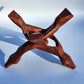Handmade Wooden Cobra Tripod Stand | For Abalone Shells, Smudge Bowl, Crystal Balls 7chakrasrus
