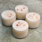 Crystal and Infused Tealights Herbal Scents Candle & Co.