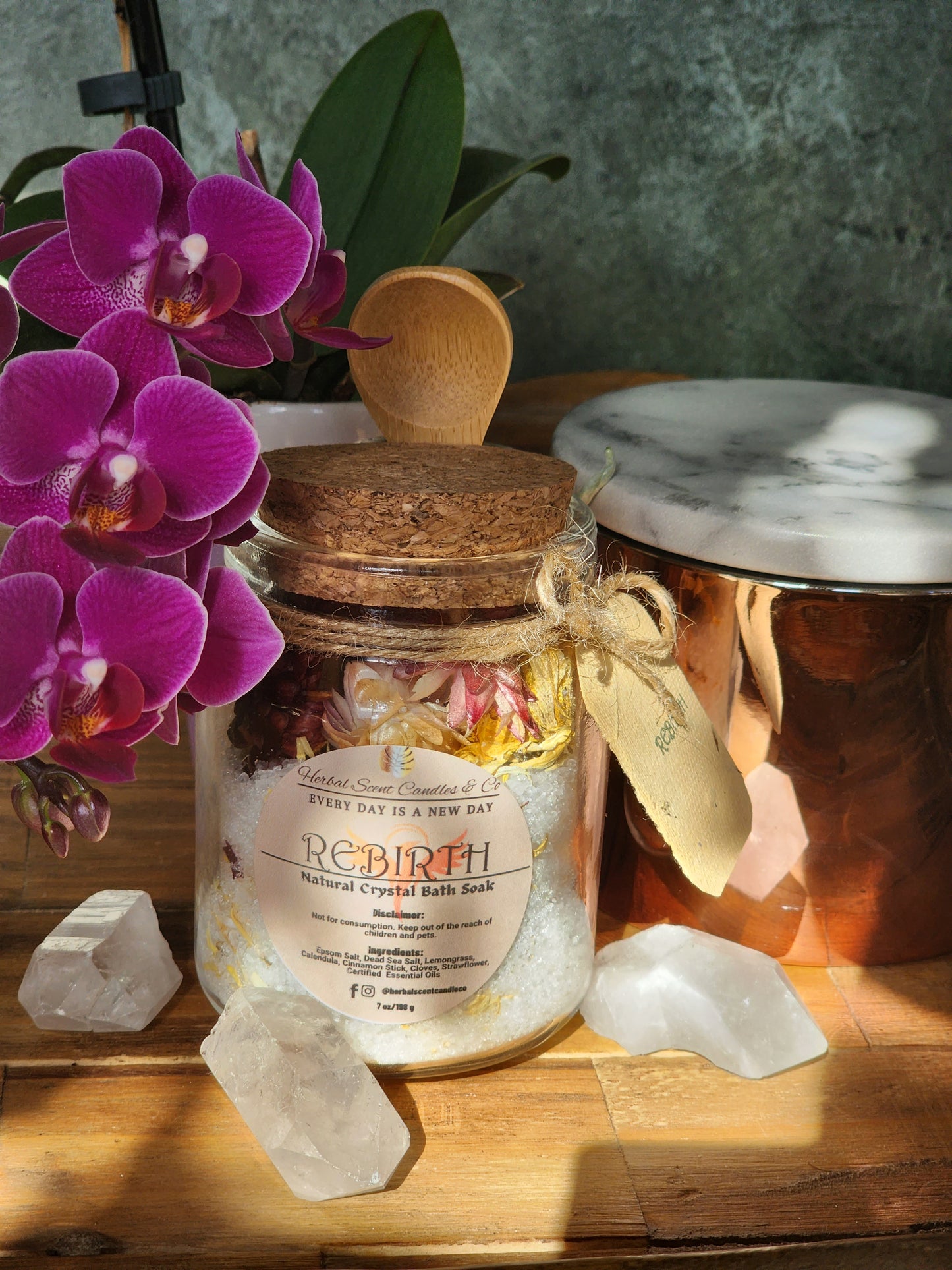 Rebirth All-Natural Organic Crystal Bath Soak