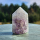 Natural Agate with Amethyst  Druze 7chakrasrus