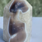 Natural Agate with Amethyst  Druze 7chakrasrus