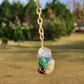 Seven Stone Chakra Keychain | Gold & Silver Toned Keychains 7chakrasrus