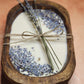 3-Wick Lavender Soy Wax Dough Bowl Candle Herbal Scent Candle & Co.