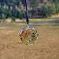 Orgonite 7Chakras Crystal Luminous Meditation Pendant | EMF Protection Jewelry 7chakrasrus