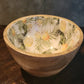 Citrus Lemon-Mango Wood Bowl Candle Set Herbal Scent Candles & Co.