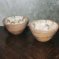 Citrus Lemon-Mango Wood Bowl Candle Set Herbal Scent Candles & Co.