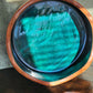 Customized "Green Energy" Acacia Wood Candle Bowl 7chakrasrus