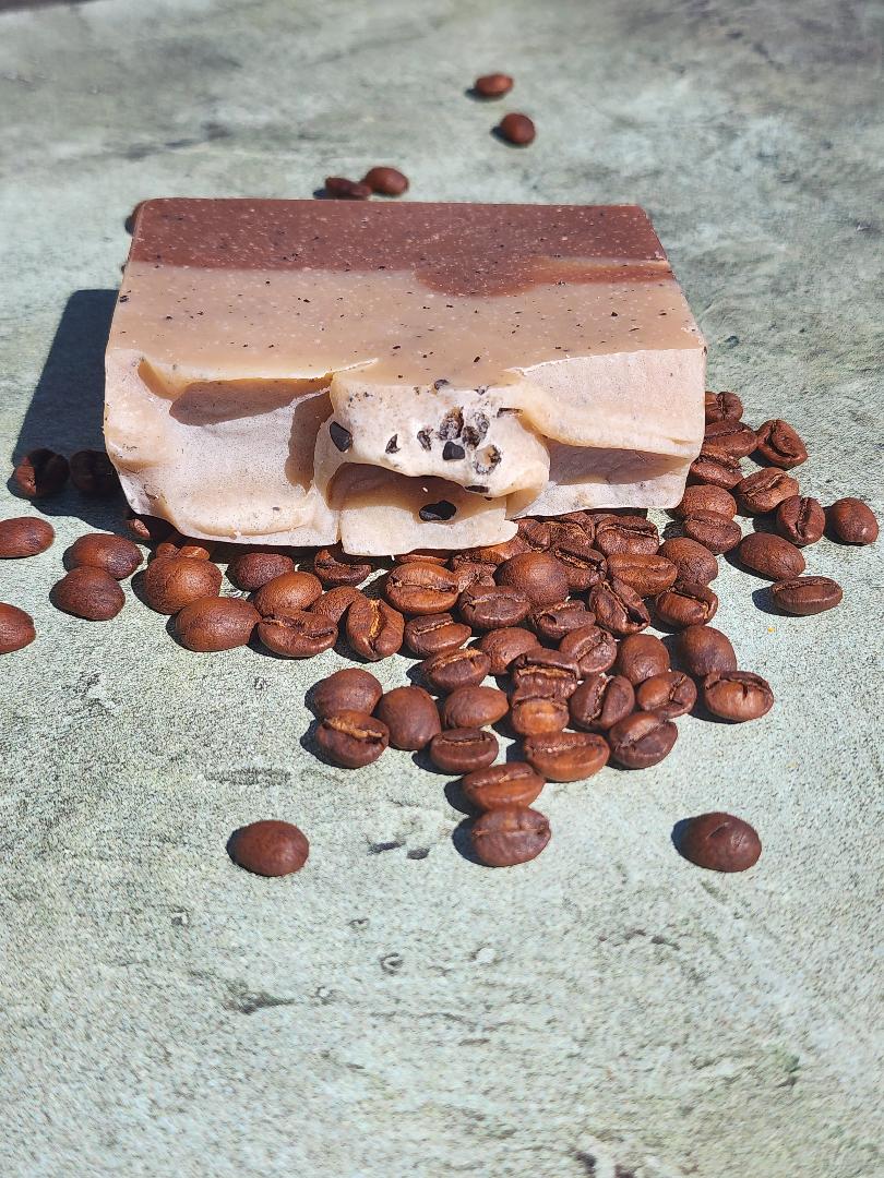 Natural Coffee & Clove Exfoliating Soap | Handmade Organic Soap