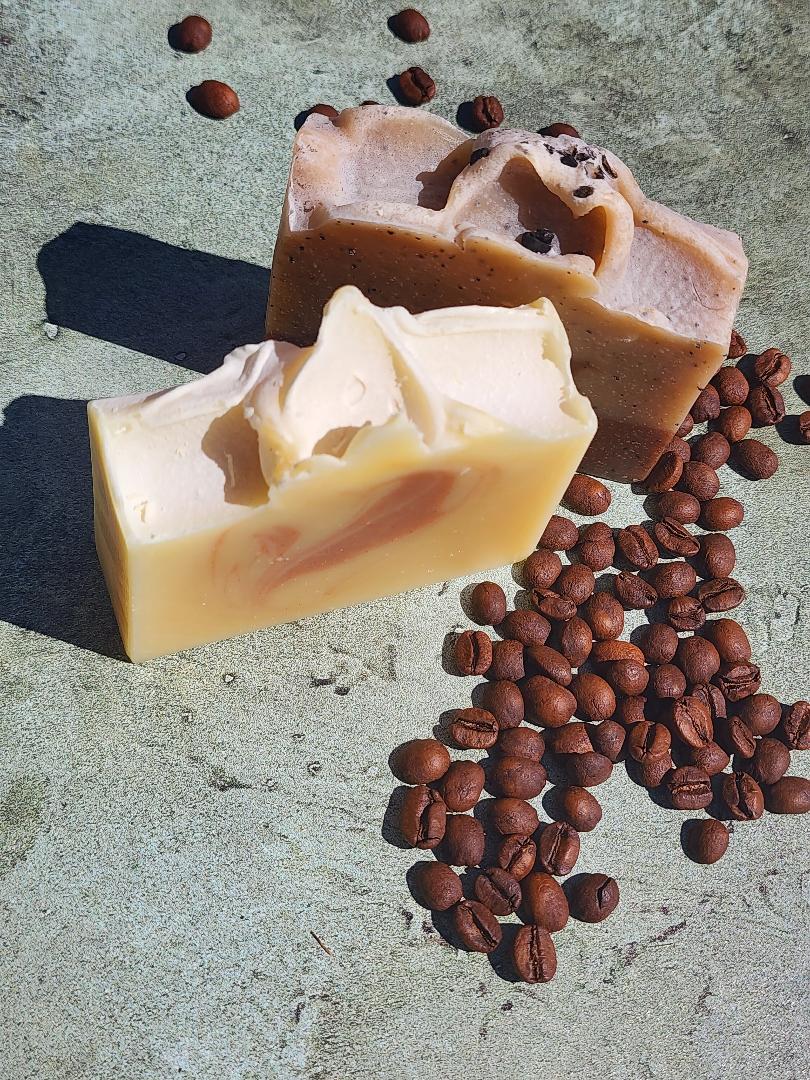 Natural Coffee & Clove Exfoliating Soap | Handmade Organic Soap