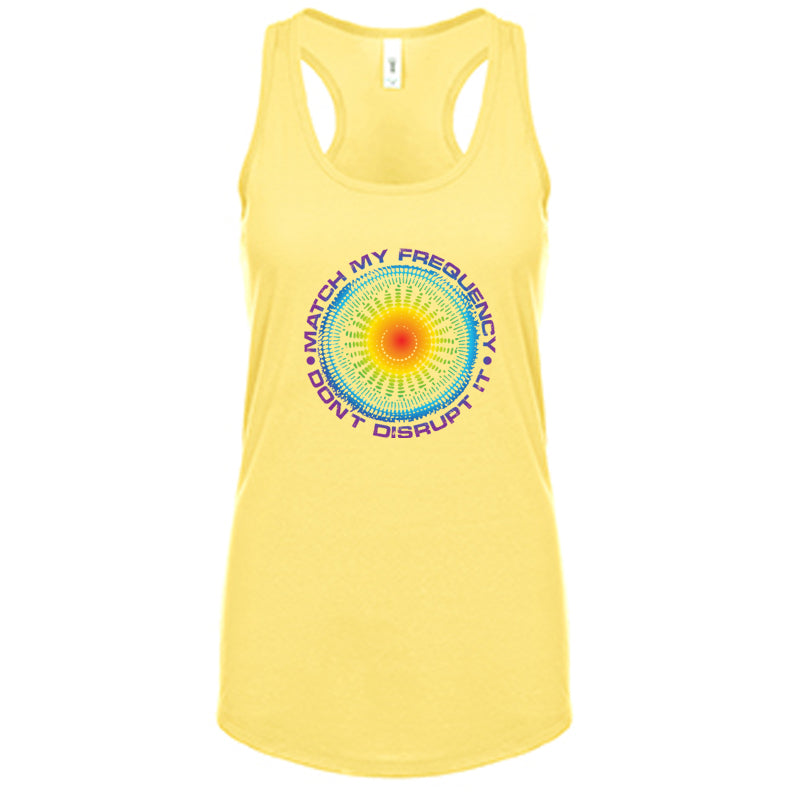 Match My Frequency Women's Racerback Tank Top