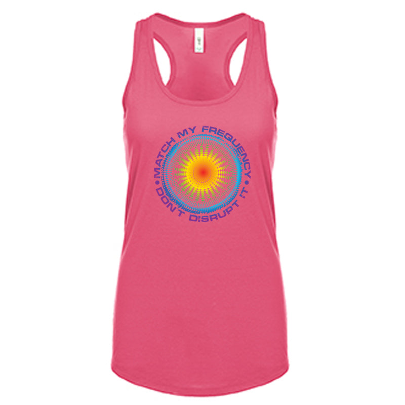 Match My Frequency Women's Racerback Tank Top