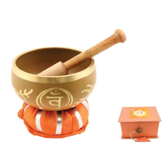 Sacral Chakra (Svadhisthana) Tibetan Hand Painted Singing Bowl | Mediation Healing | Sound Healing| Mindfulness|   वँ  Second Chakra