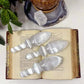 Selenite Knife with Twisted Handle — Hand-Carved for Energy Clearing & Clarity 7chakrasrus