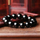 Black Tourmaline "I Guard Souls" Beaded Bracelet 7chakrasrus