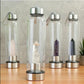 Positively Charged Crystal Infused Water Bottle With Natural Point Healing Wand 7chakrasrus