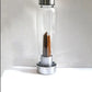 Positively Charged Crystal Infused Water Bottle With Natural Point Healing Wand 7chakrasrus