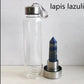 Positively Charged Crystal Infused Water Bottle With Natural Point Healing Wand 7chakrasrus