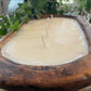 Customized 3-Hemp Wick Hand Poured Dough Bowl Candle Herbal Scent Candles & Co.