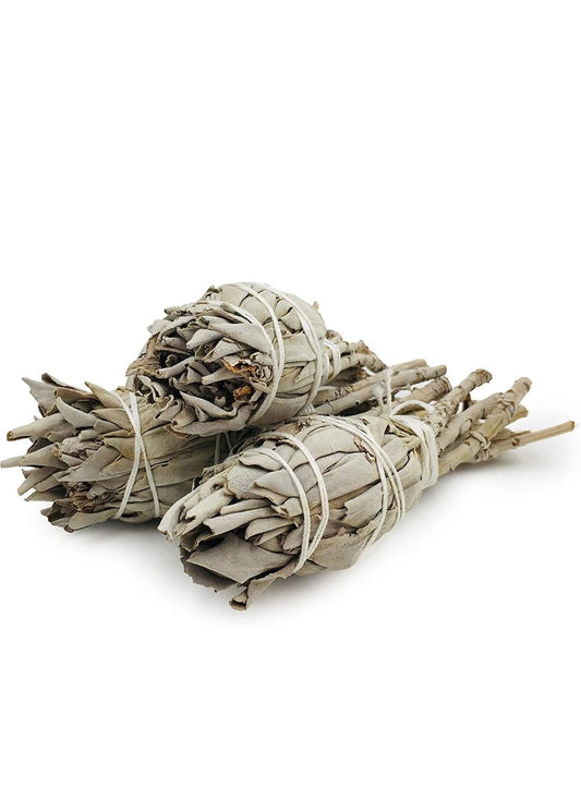 White Sacred Sage Torches