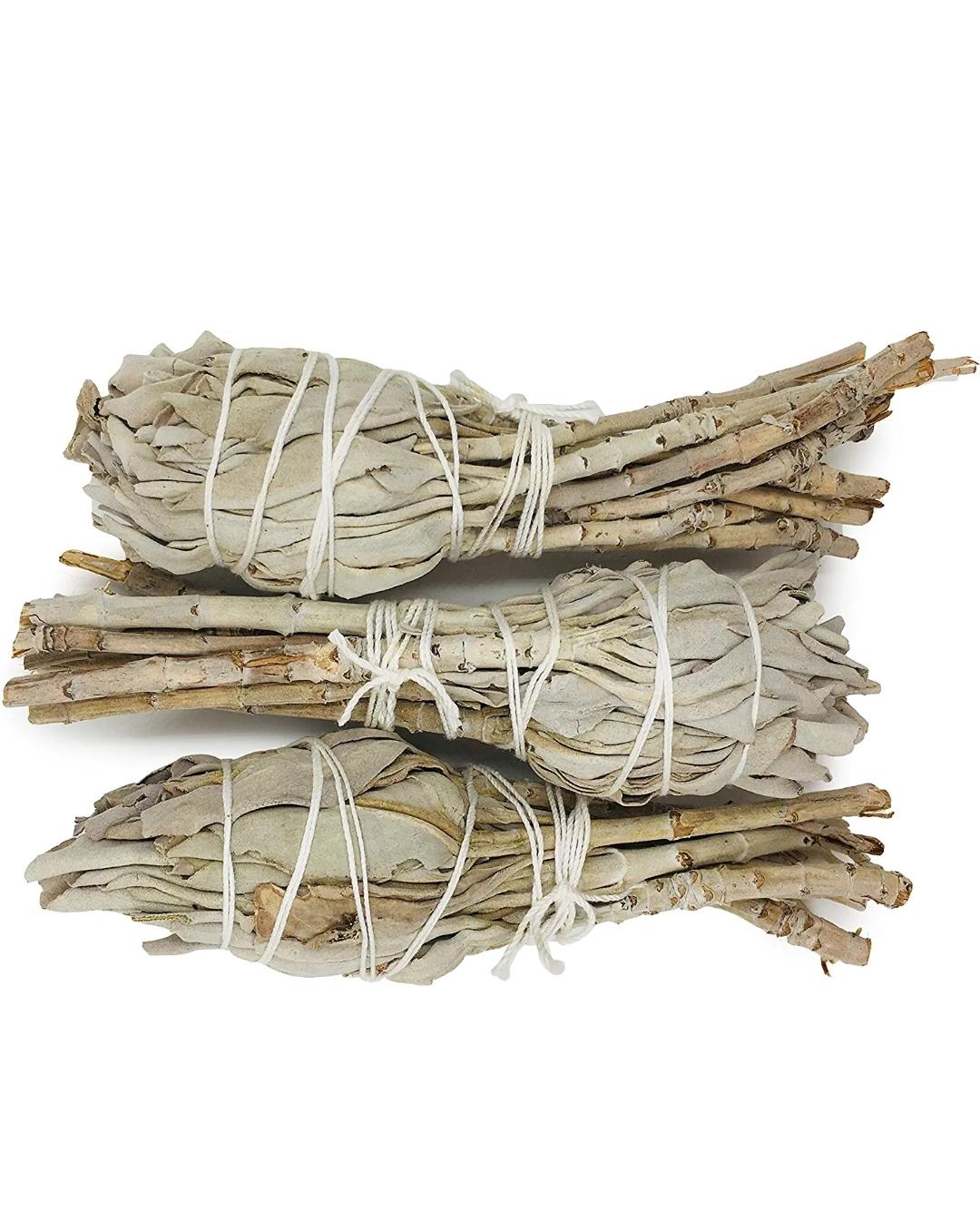 White Sacred Sage Torches