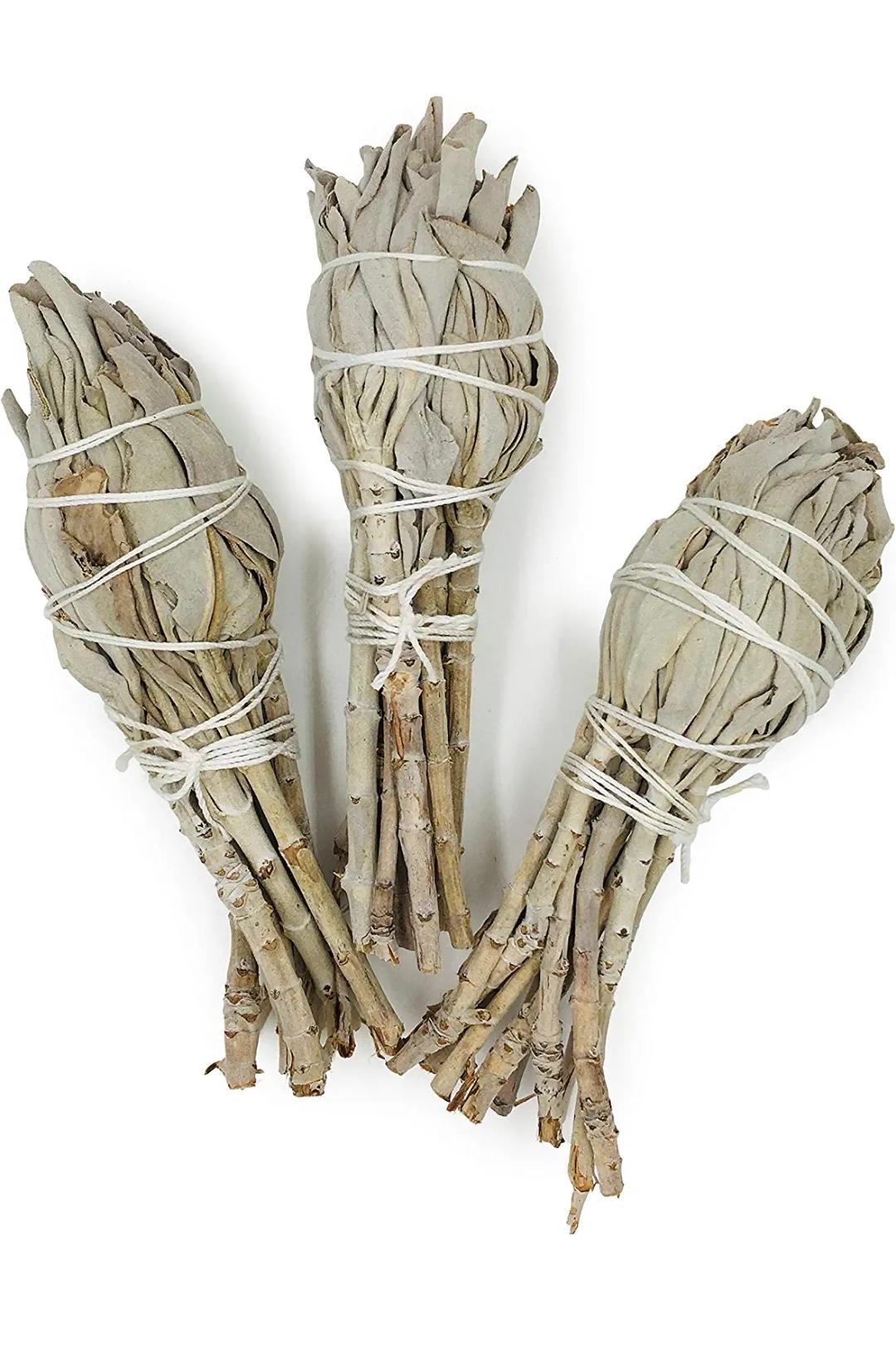 White Sacred Sage Torches